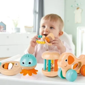 Coffret Sensoriel Multi-étapes – HAPE Orange – Hape 8