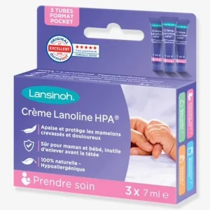 Crème D’allaitement HPA Lanoline LANSINOH, 3 Tubes De 7 Ml Blanc – Lansinoh 18