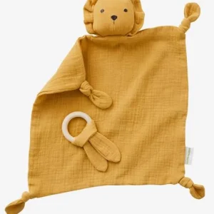 Doudou En Gaze De Coton + Hochet Rond Vert – Vertbaudet 16