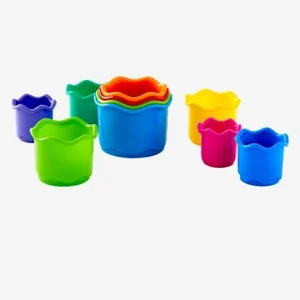 Gobelets De Bain En Plastique à Empiler Multicolore – Vertbaudet 11