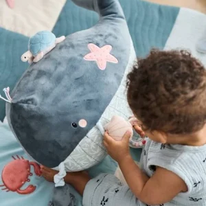 Grande Peluche D’activités SOUS L’OCÉAN Gris – Vertbaudet 12