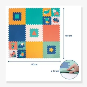 Jumbo Tapis Mousse LUDI Multicolore – Ludi 12