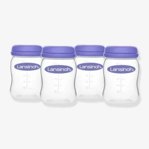 Lot De 4 Pots De Conservation LANSINOH 160 Ml Pour Lait Maternel Transparent/lilas – Lansinoh 8