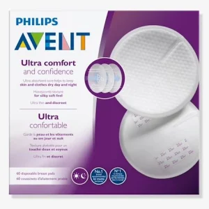 Lot De 60 Coussinets D’allaitement Jetables Philips AVENT Blanc – Philips Avent 8