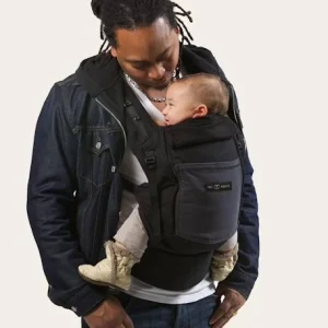 Pack Bundle Porte-bébé + Réhausseur + Cale-tête PhysioCarrier LOVE RADIUS By JE PORTE MON BEBE Noir/anthracite – Love Radius JPMB 18