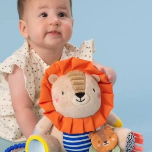 Peluche D’activités Lion – TAF TOYS Orange – Taf Toys 11