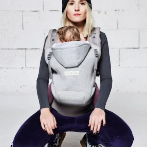 Porte-bébé Hoodie Carrier LOVE RADIUS By JE PORTE MON BEBE Gris Athletic – Love Radius JPMB 18