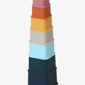 Tour De Cubes En Silicone Multicolor – Vertbaudet 11