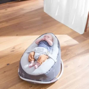 Transat Et Pouf Doomoo Nid BABYMOOV Blanc / Gris – Babymoov 14