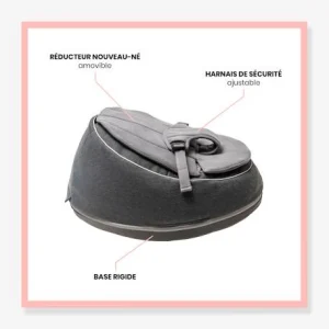 Transat Et Pouf Doomoo Seat’n Swing BABYMOOV Avec Balancelle Intégrée Rose – Babymoov 16